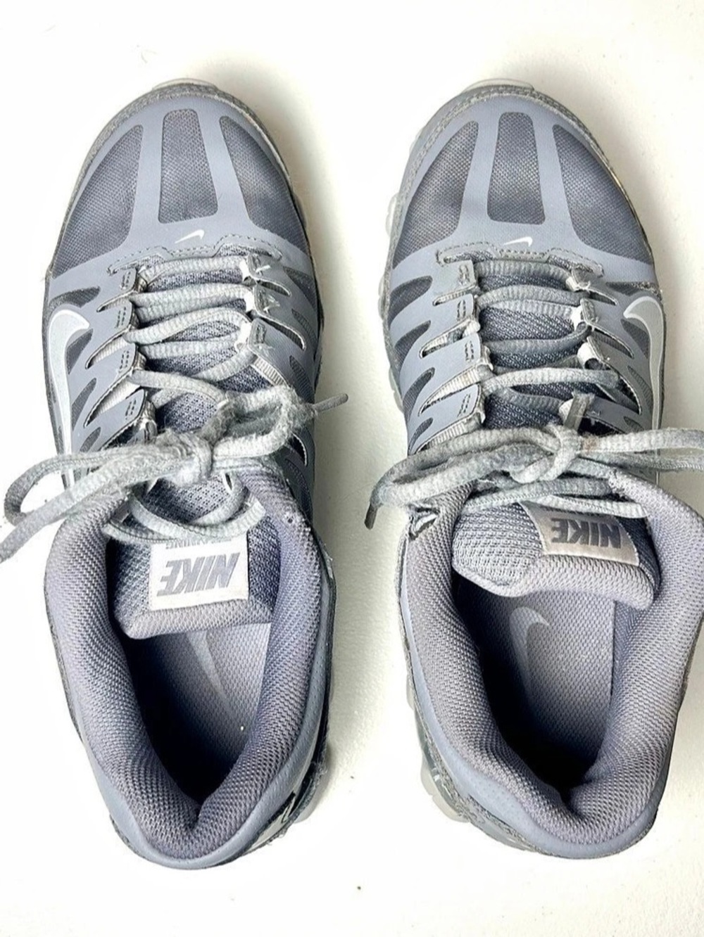 Nike Reax Sneakers Mens 8 TR Mesh Cool Grey Athletic Running Shoes
